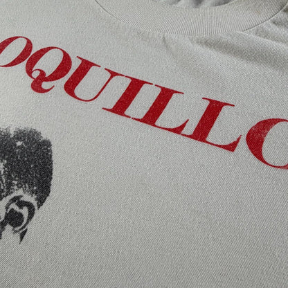 80s Loquillo Tシャツ スペイン ロック バンT 白 半 ba-000051