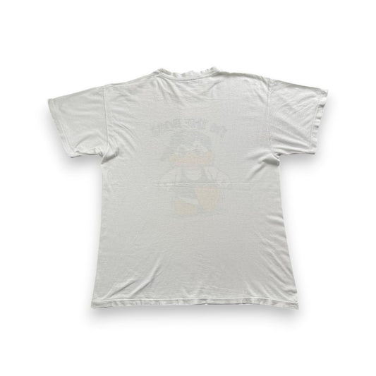 80s 90s Tシャツ アヒル 赤ちゃん 白 ch-u-2505-027