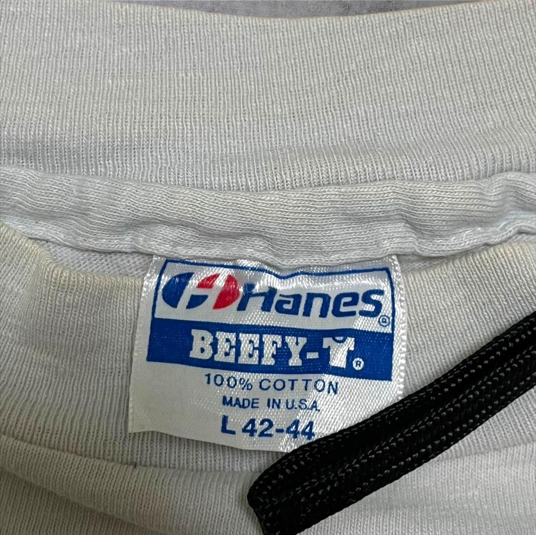 80s PORSCHE ポルシェ Hanes USA製 長袖 L co-000051