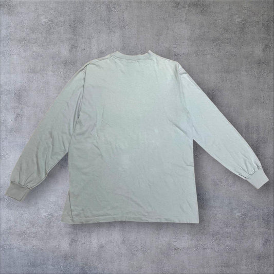 80s PORSCHE ポルシェ Hanes USA製 長袖 L co-000051