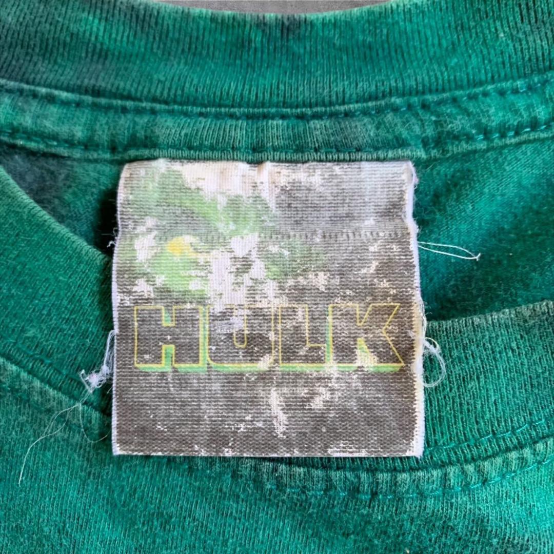 00s マーベル ハルク HULK Tシャツ アメコミ 緑 ch-000028
