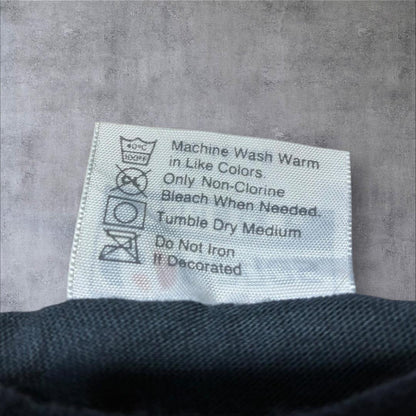 80s タキシード 騙し絵 アートT Hanes USA製 ブラック XL a-u-2505-086