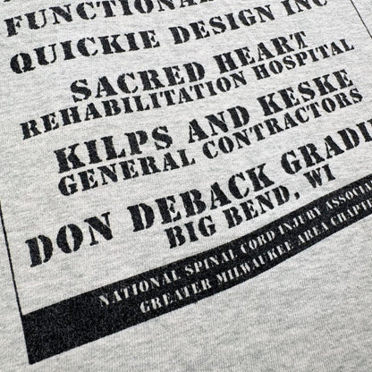 90s アートT Tシャツ USA製 グレー o-000027