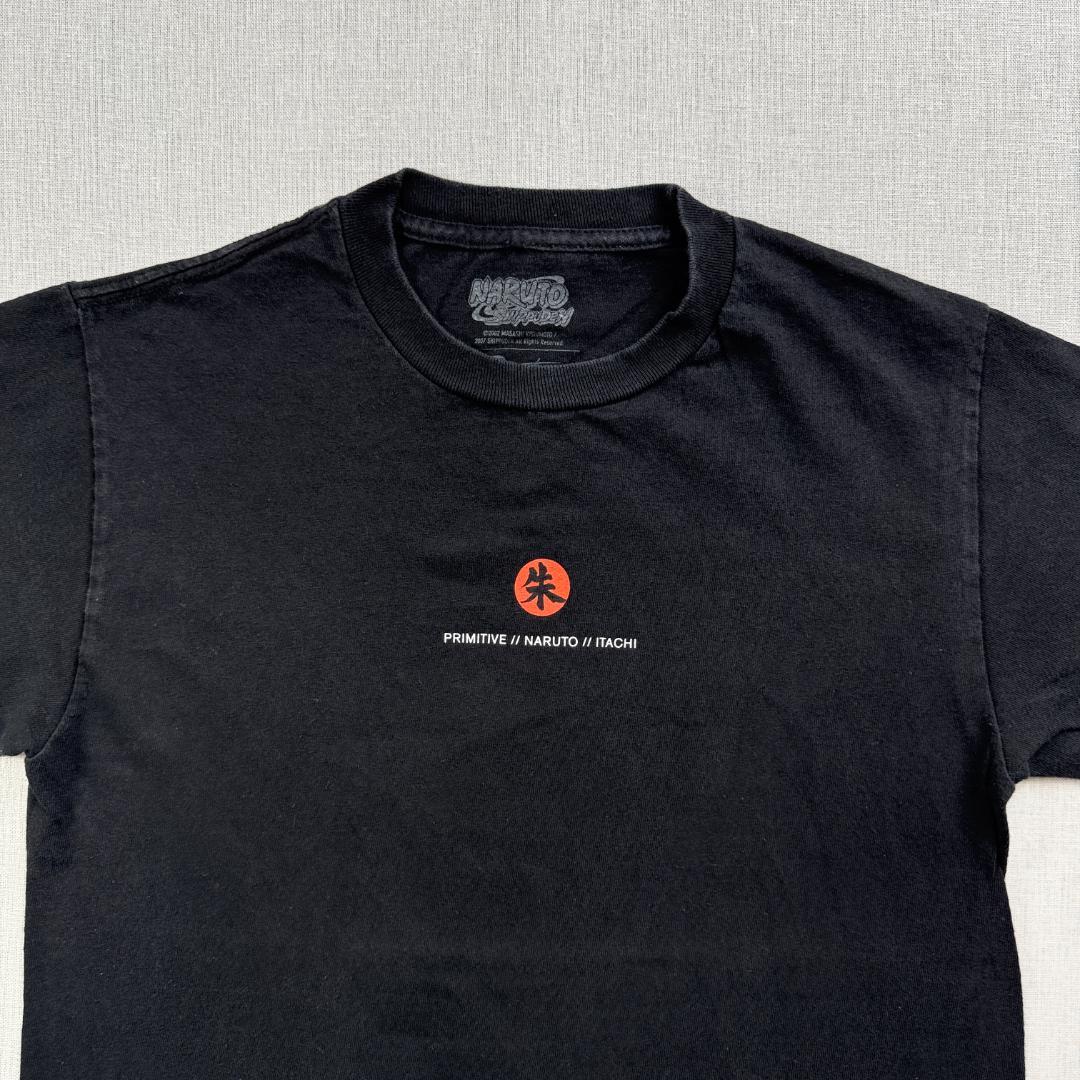 00s NARUTO ナルト 暁 うちはイタチ primitive Tシャツ 黒 ch-u-2505-014