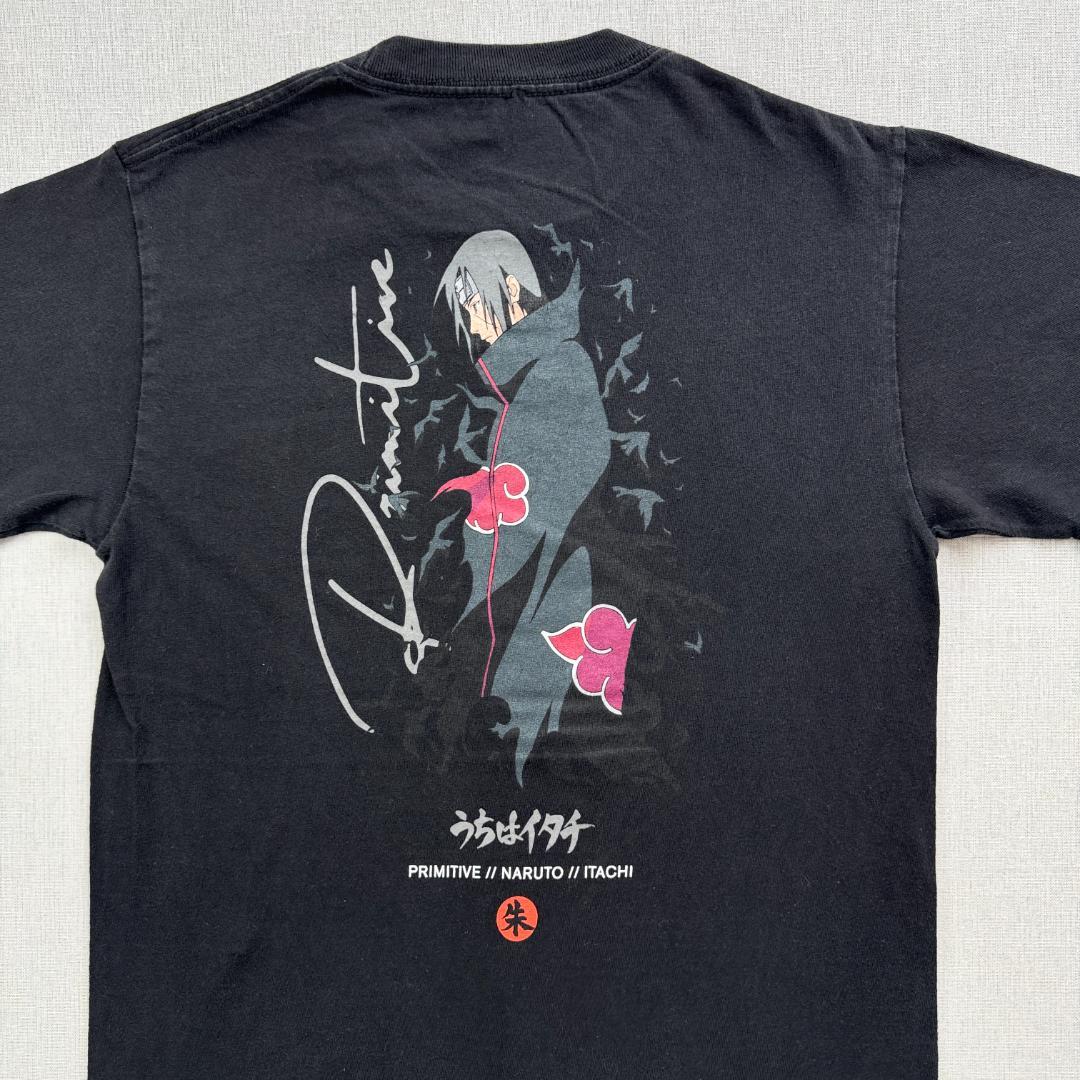 00s NARUTO ナルト 暁 うちはイタチ primitive Tシャツ 黒 ch-u-2505-014