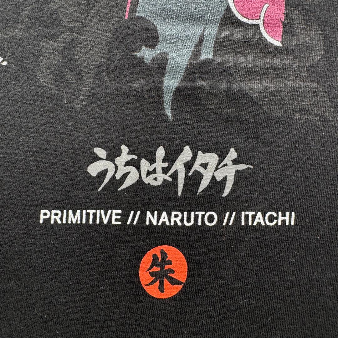 00s NARUTO ナルト 暁 うちはイタチ primitive Tシャツ 黒 ch-u-2505-014