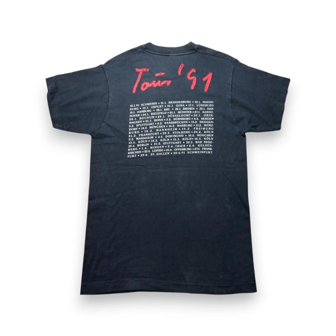 90s USA製 Bap Tour 91 バンドT Tシャツ 黒 L ba-u-2505-041