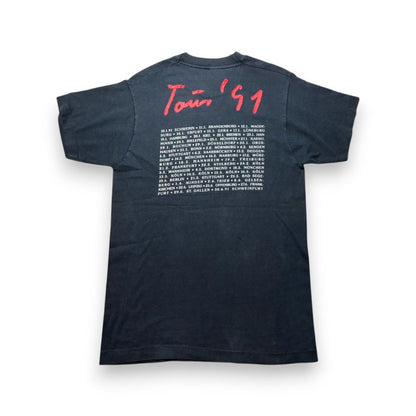 90s USA製 Bap Tour 91 バンドT Tシャツ 黒 L ba-u-2505-041