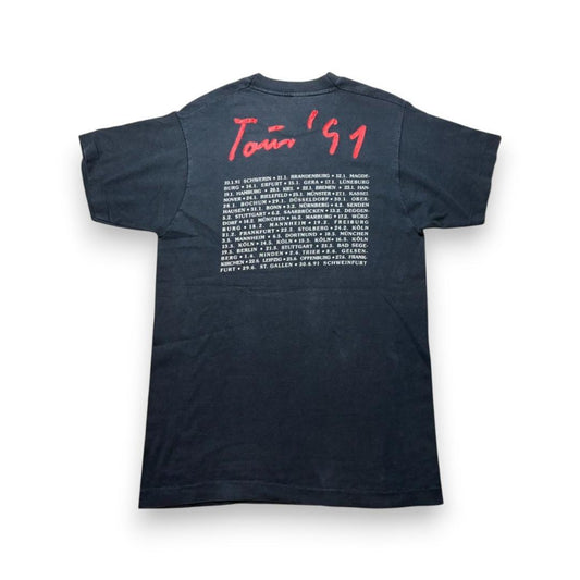 90s USA製 Bap Tour 91 バンドT Tシャツ 黒 L ba-u-2505-041
