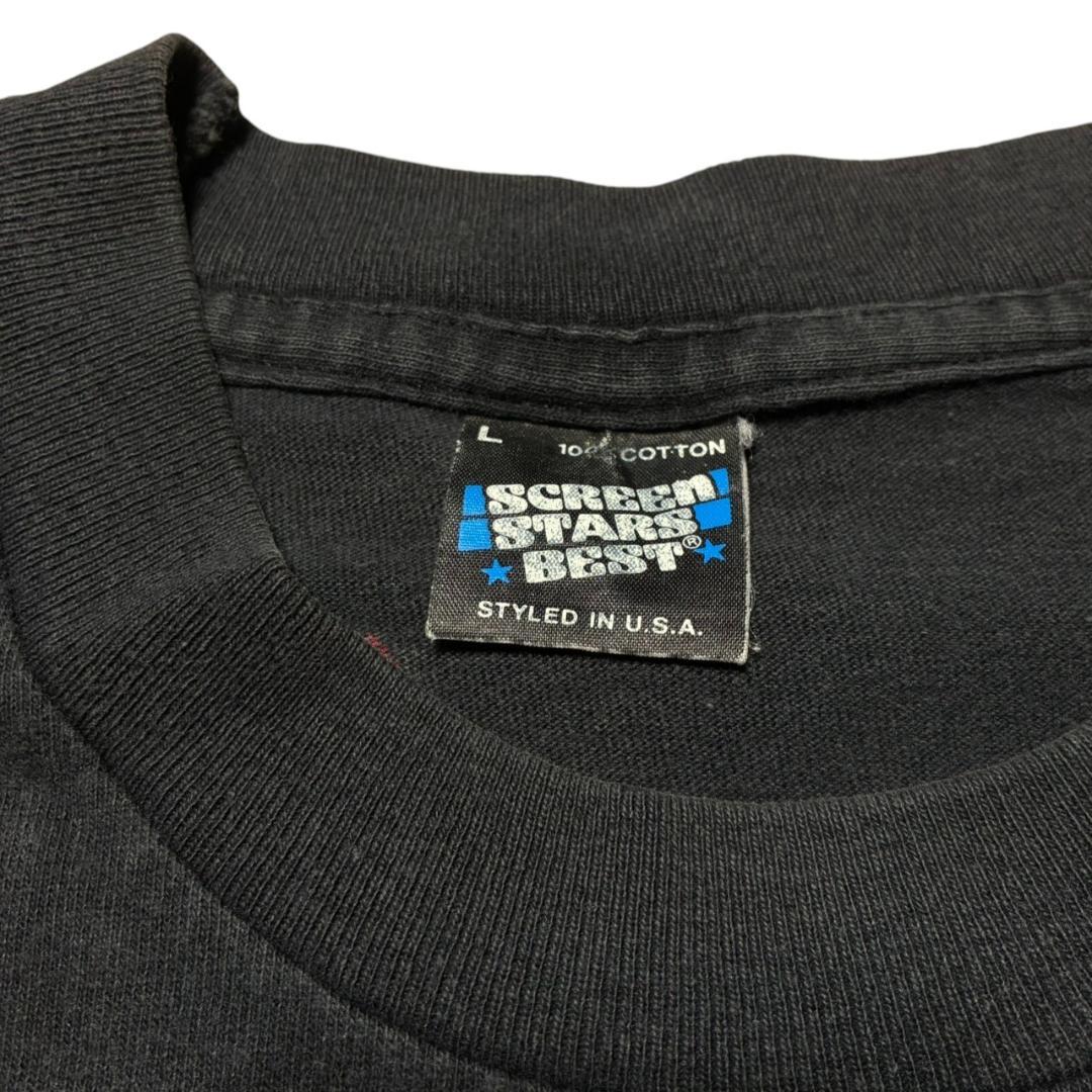 90s USA製 Bap Tour 91 バンドT Tシャツ 黒 L ba-u-2505-041