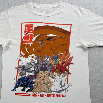 ナルト 疾風伝 尾獣 Tシャツ 白 naruto ch-u-2505-042