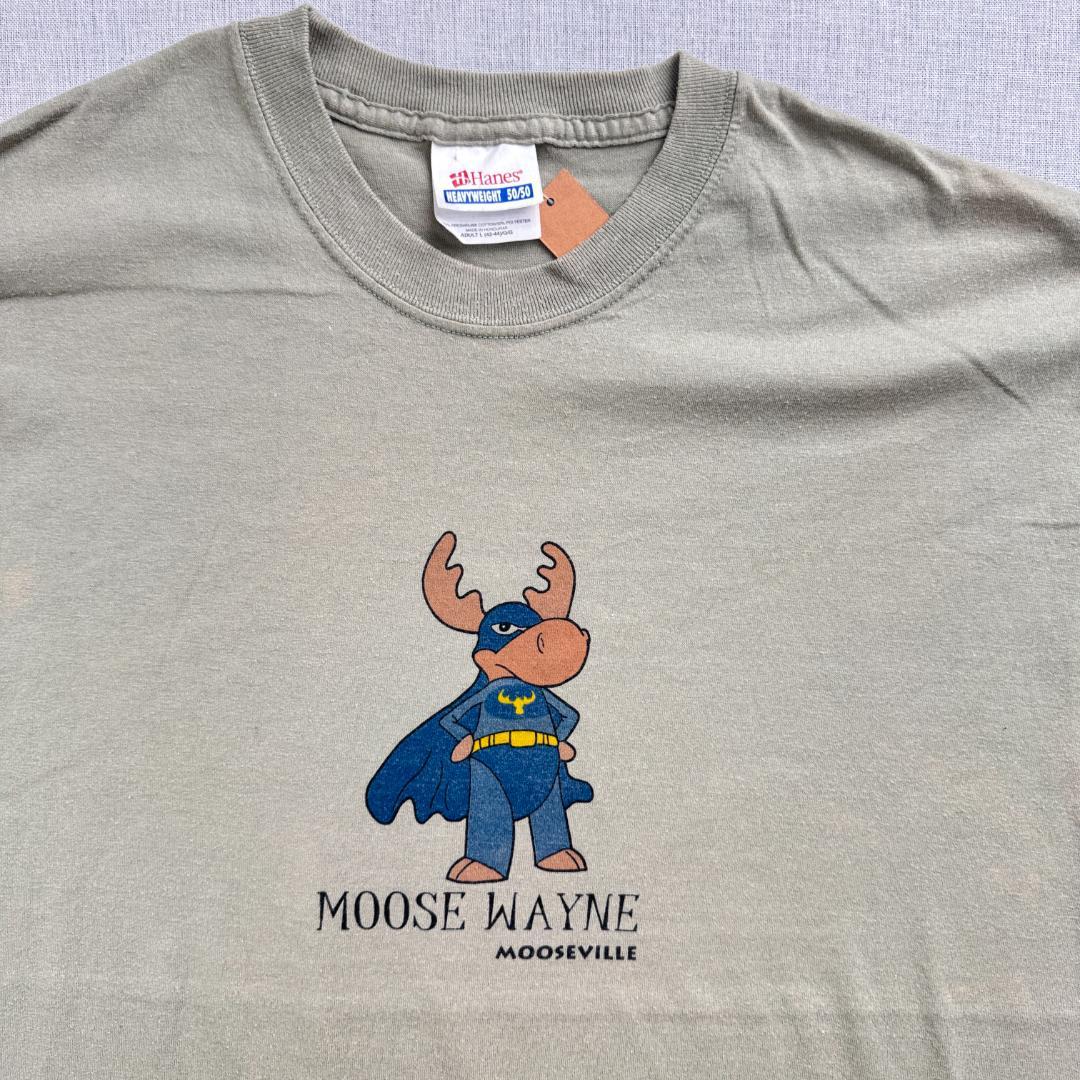 00s Tシャツ Moose wayne 鹿 キャラクター L カー a-u-2505-036