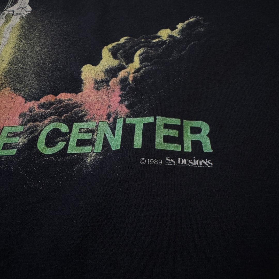 80s ケネディ宇宙センター ヘインズ 黒 XL z-000007