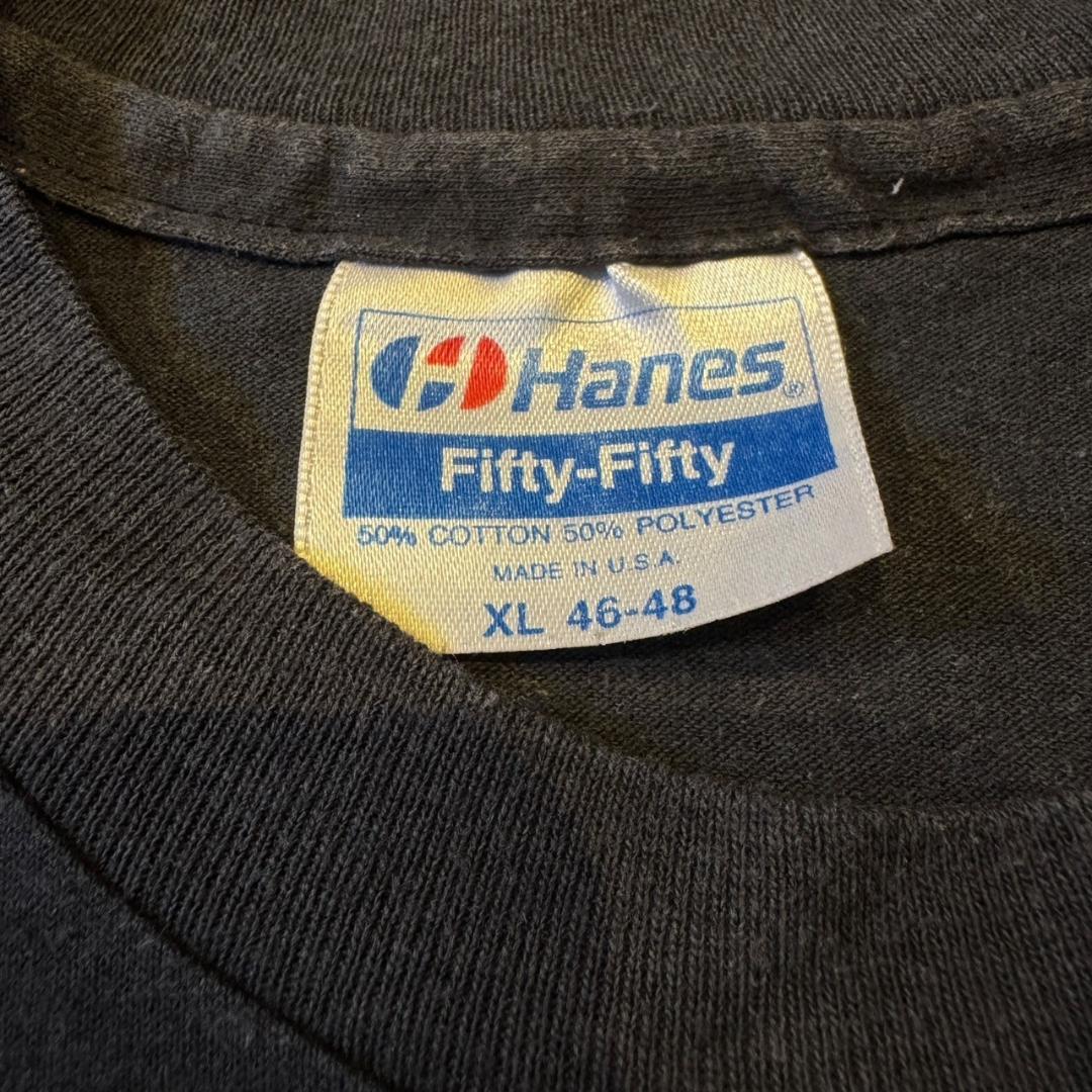 80s ケネディ宇宙センター ヘインズ 黒 XL z-000007