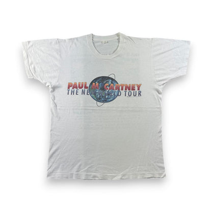 90s ポールマッカートニー 1993 バンド Tシャツ 白 taka着用 ba-000033