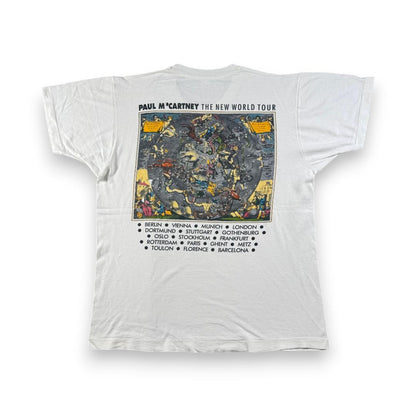90s ポールマッカートニー 1993 バンド Tシャツ 白 taka着用 ba-000033