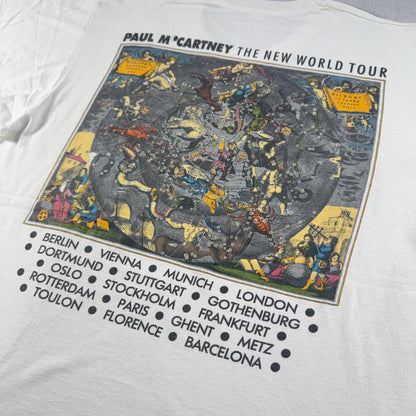 90s ポールマッカートニー 1993 バンド Tシャツ 白 taka着用 ba-000033