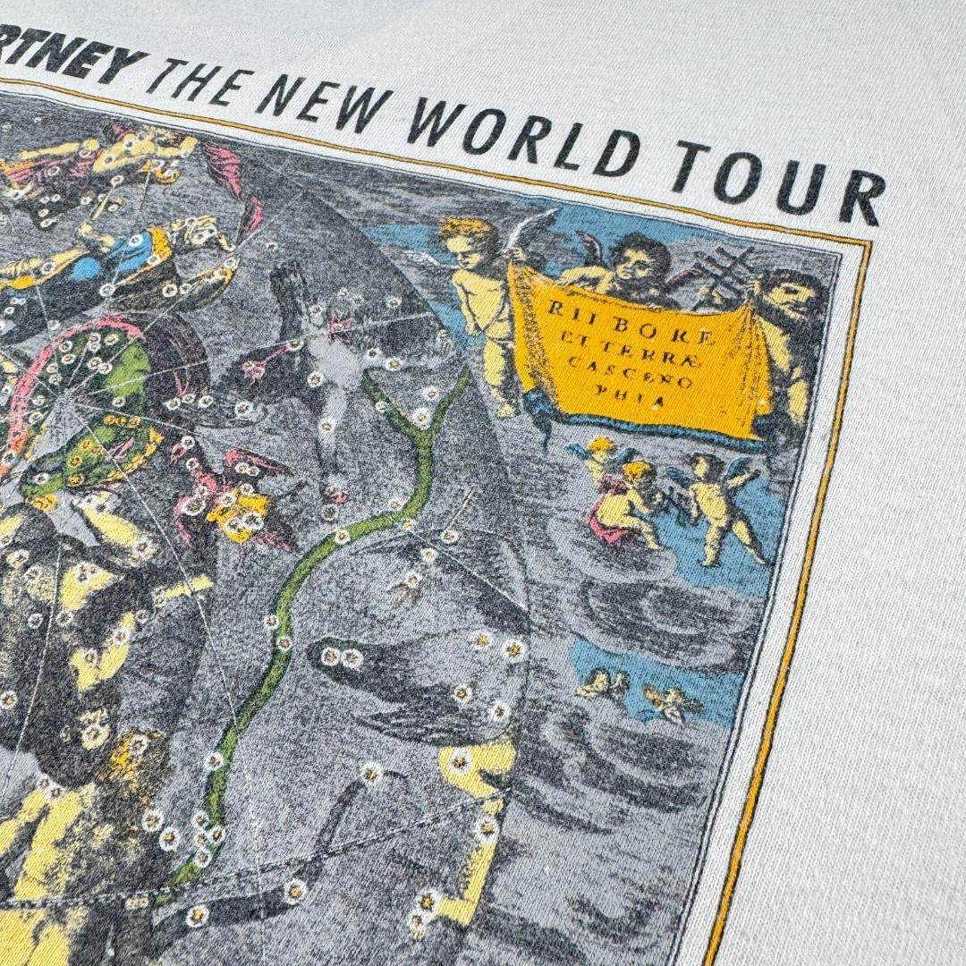 90s ポールマッカートニー 1993 バンド Tシャツ 白 taka着用 ba-000033