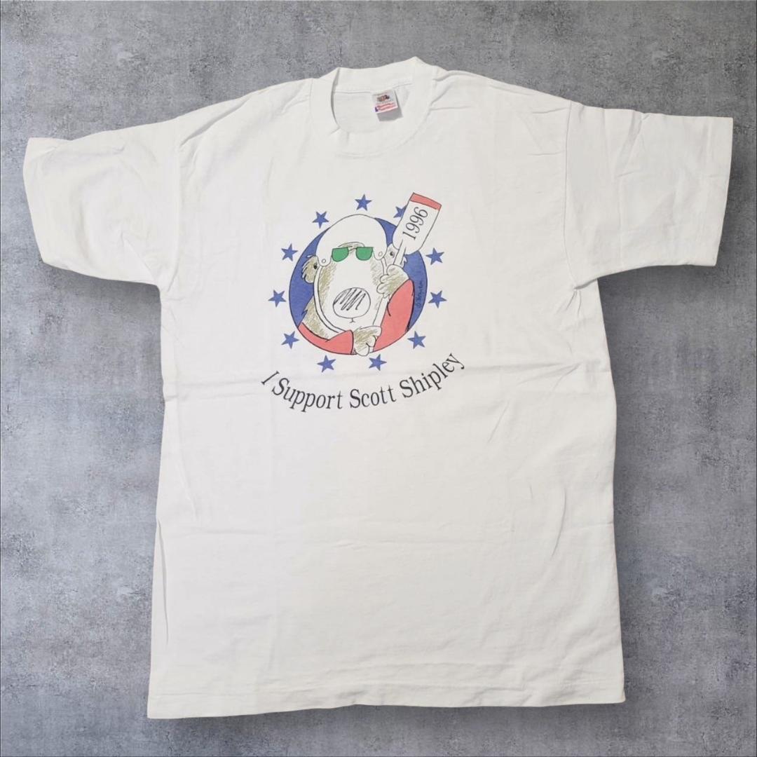 90s USA アート 犬 カヤック L シングルステッチ a-000038