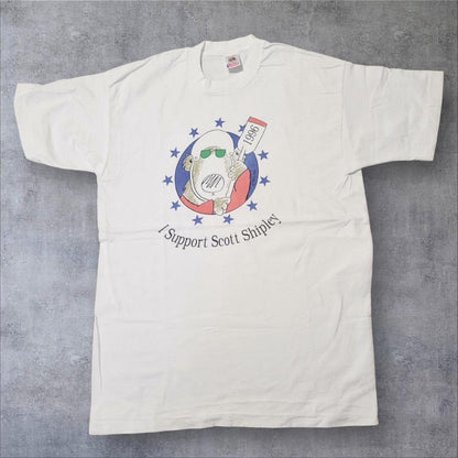 90s USA アート 犬 カヤック L シングルステッチ a-000038