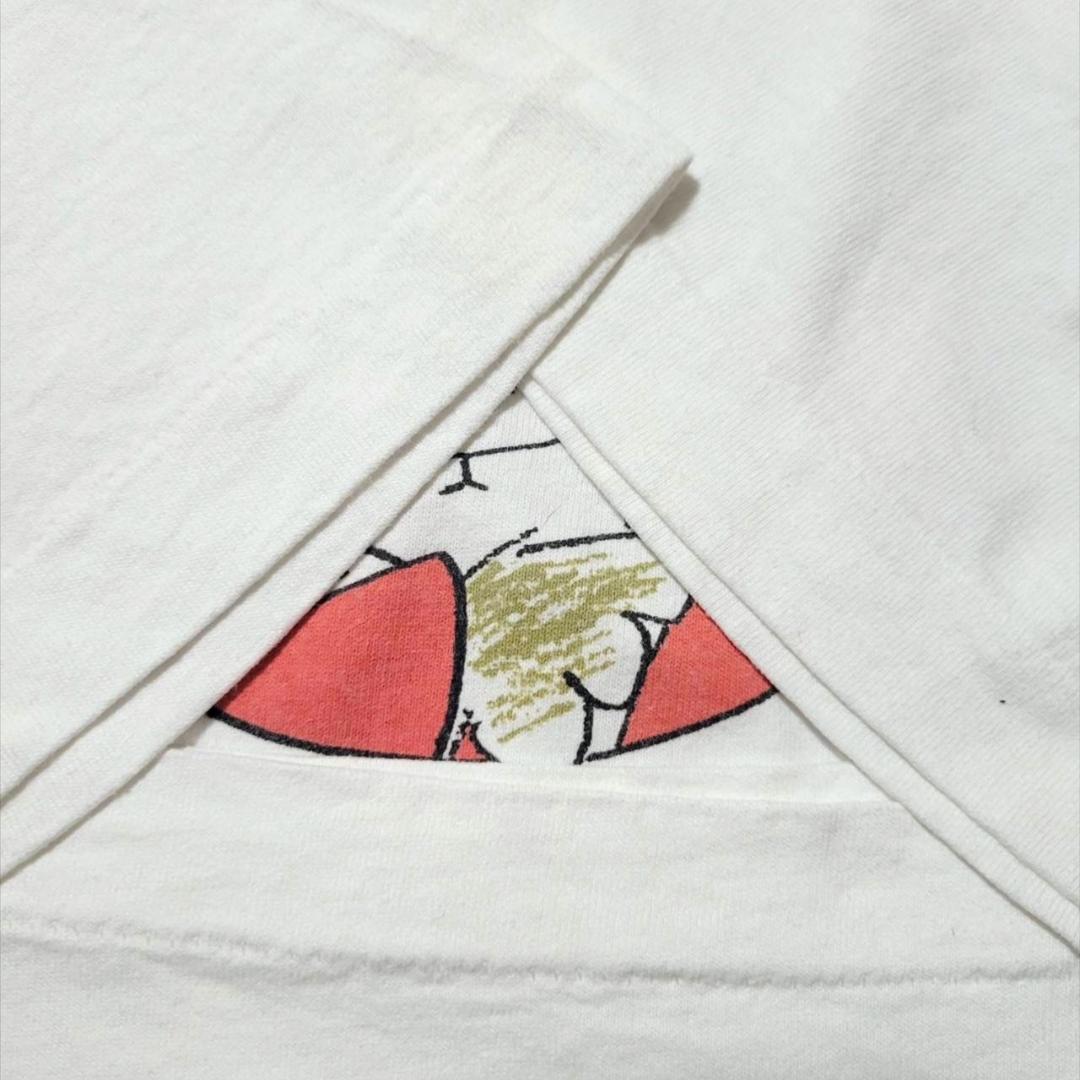 90s USA アート 犬 カヤック L シングルステッチ a-000038