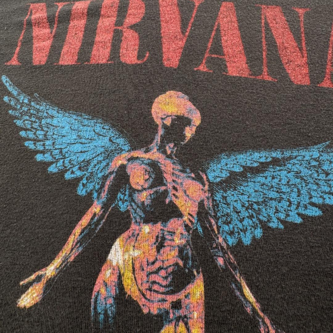 00s NIRVANA ニルヴァーナ UTERO 天使 Tシャツ バ ba-u-2505-071