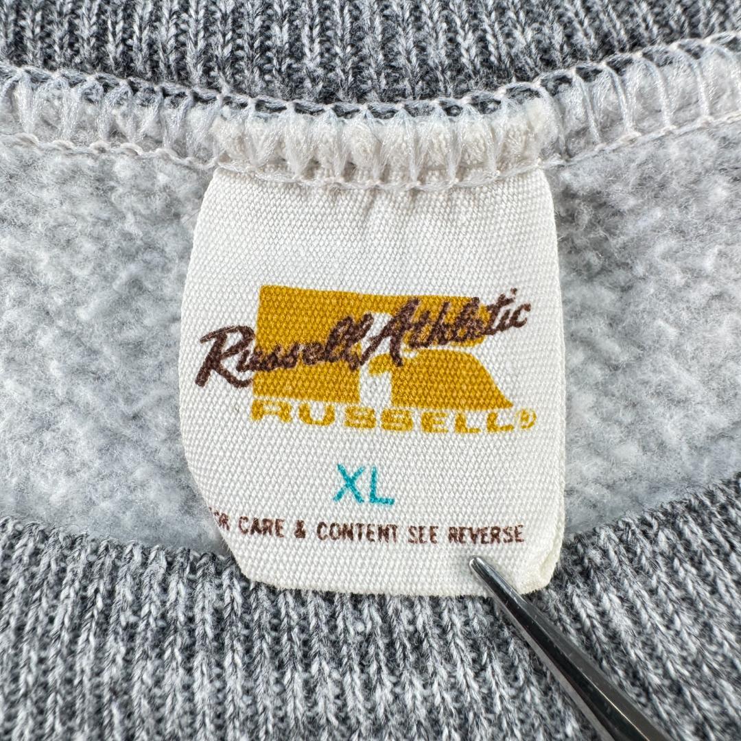 70s 80s ラッセル RUSSELL スウェット トレーナーグレー XL sw-2603-009