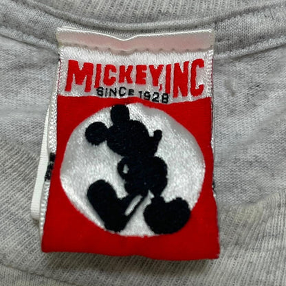 90s ディズニー USA製 トゥモローランド グレー d-000008