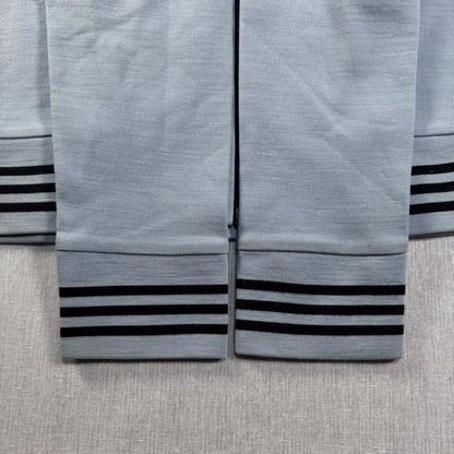 70s adidas ガイコツジャージ トラックジャケット 水色 L ad-t-2505-024