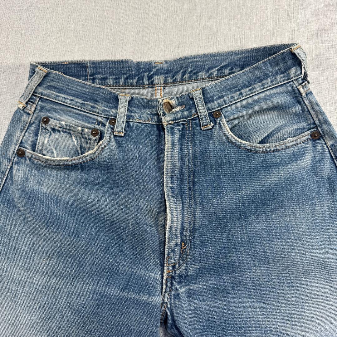 502 501 bigE 66前期 ボタン裏16 Vステッチ 赤耳 pa-00025