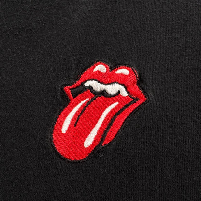 90s ローリングストーンズ 刺繍 Tシャツ 1997 両面 黒 ba-t-2505-018