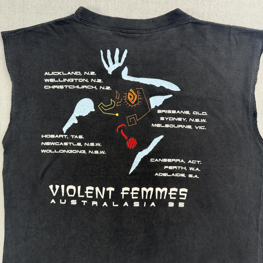 90s VIOLENT FEMMES Tシャツ 黒 XL 94 ba-t-2505-001
