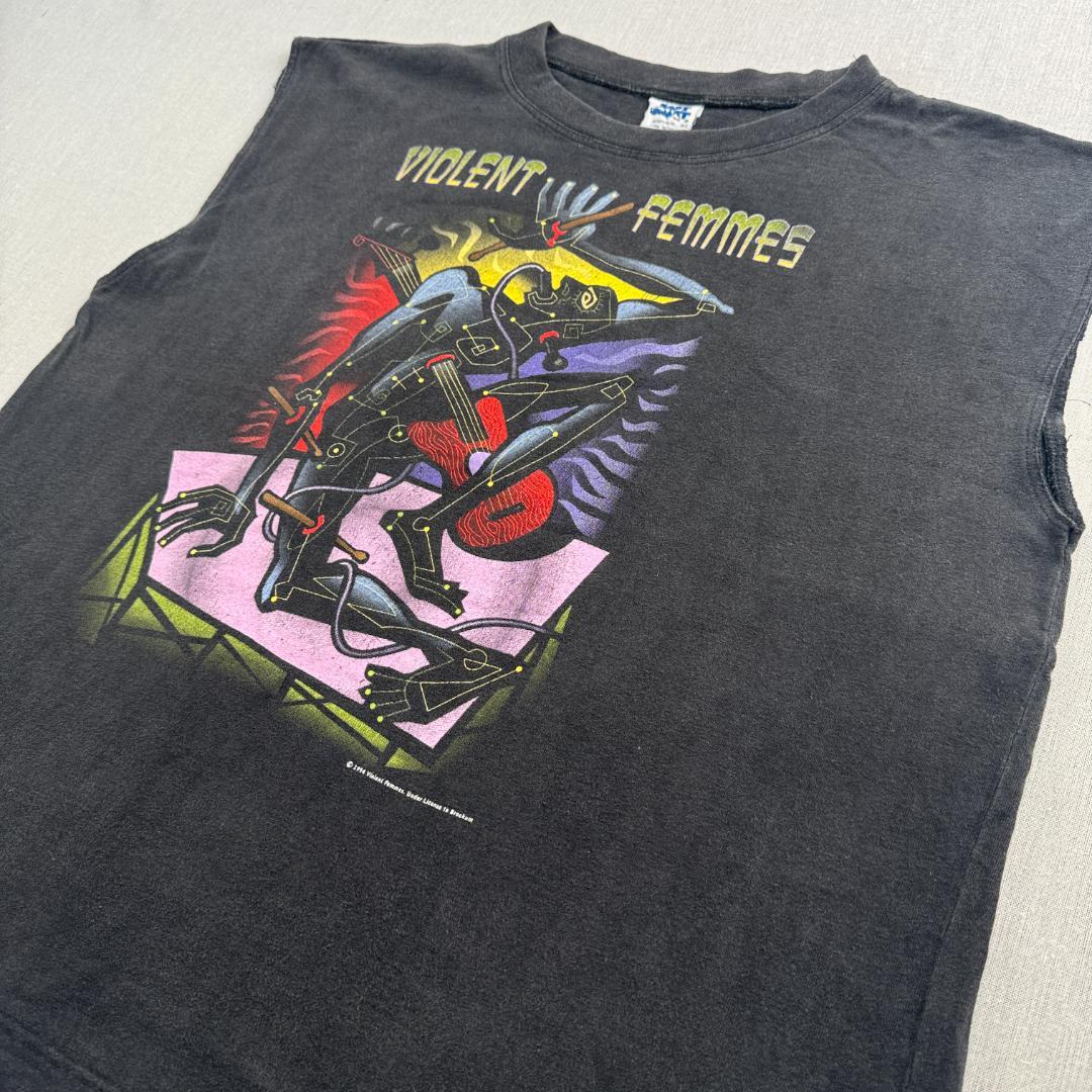 90s VIOLENT FEMMES Tシャツ 黒 XL 94 ba-t-2505-001