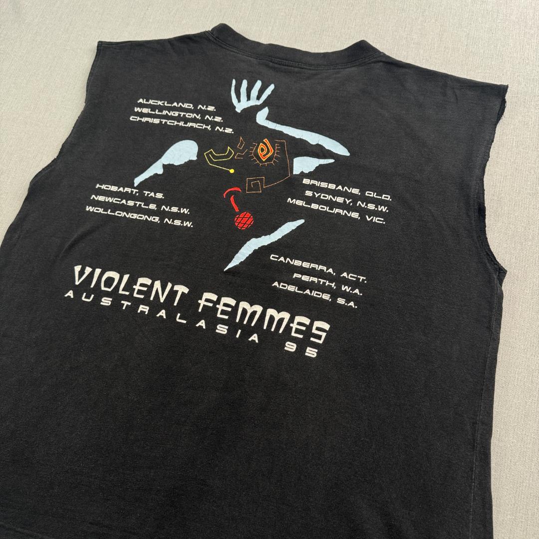 90s VIOLENT FEMMES Tシャツ 黒 XL 94 ba-t-2505-001