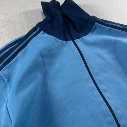 70s adidas アディダス トラックジャケット 水色 6号 ジャージ XL ja-2603-047