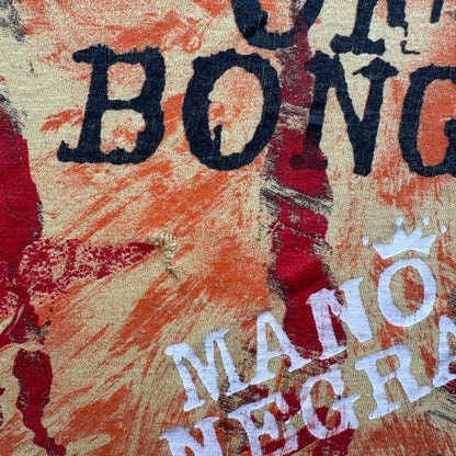 90s Mano Negra マノネグラ バンT 総柄 黄色 ba-t-2505-009