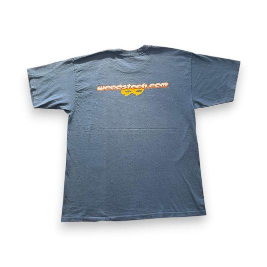 90s ウッドストック woodstock Tシャツ 青 1998 ba-000027