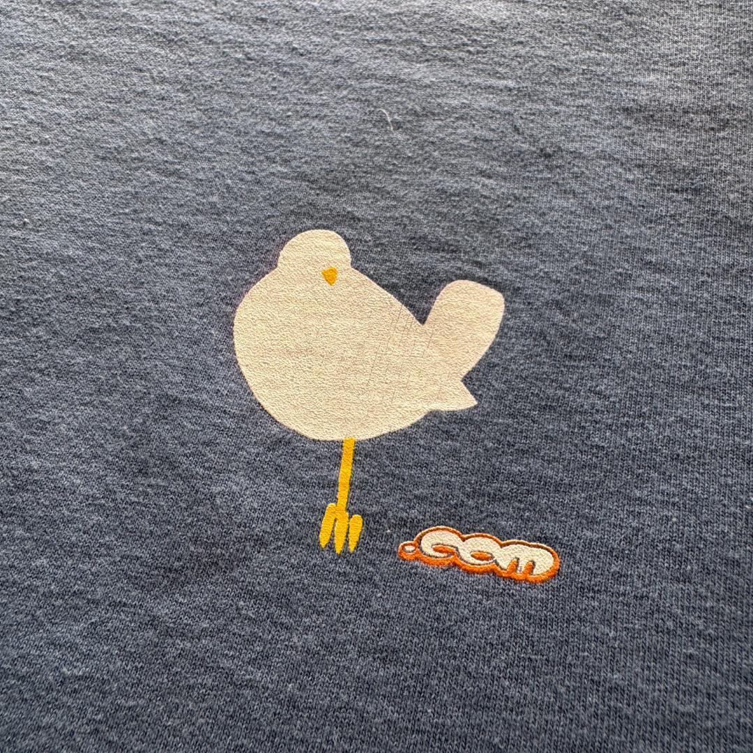 90s ウッドストック woodstock Tシャツ 青 1998 ba-000027