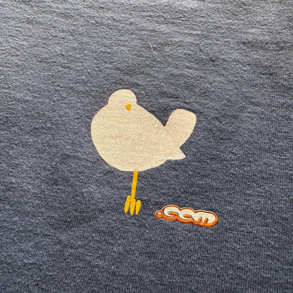 90s ウッドストック woodstock Tシャツ 青 1998 ba-000027