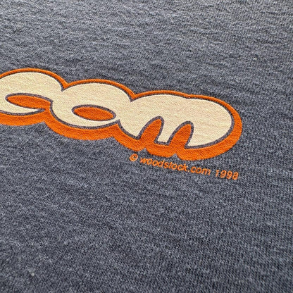 90s ウッドストック woodstock Tシャツ 青 1998 ba-000027