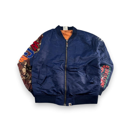 A BATHING APE MA1 20周年 shark シャーク 日本製 XL ja-2603-063