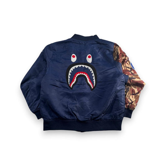 A BATHING APE MA1 20周年 shark シャーク 日本製 XL ja-2603-063