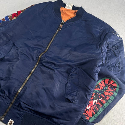 A BATHING APE MA1 20周年 shark シャーク 日本製 XL ja-2603-063