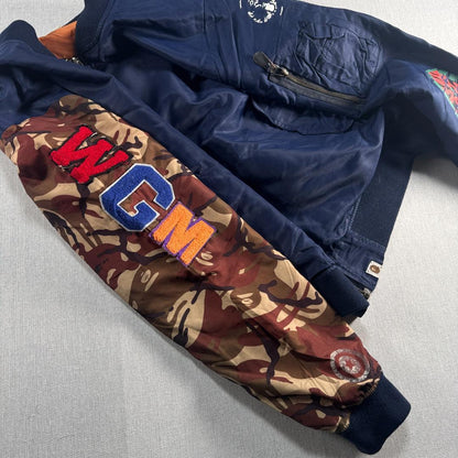 A BATHING APE MA1 20周年 shark シャーク 日本製 XL ja-2603-063