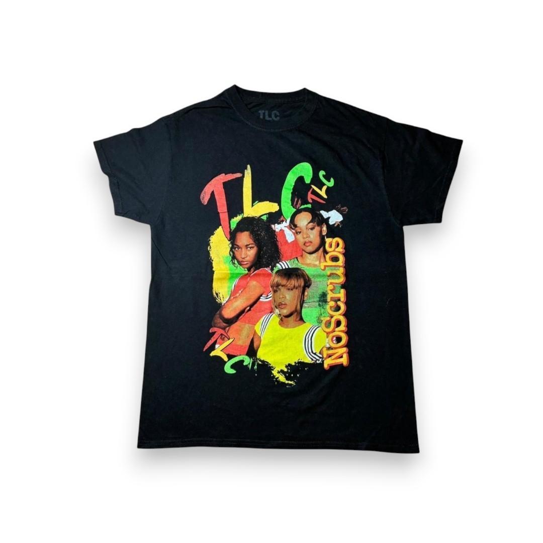 TLC ラップT バンT Tシャツ R&B バンドTシャツ 黒 M ba-u-2505-010