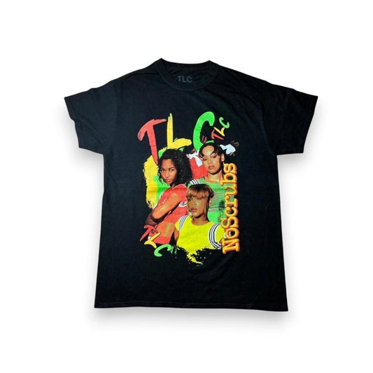 TLC ラップT バンT Tシャツ R&B バンドTシャツ 黒 M ba-u-2505-010