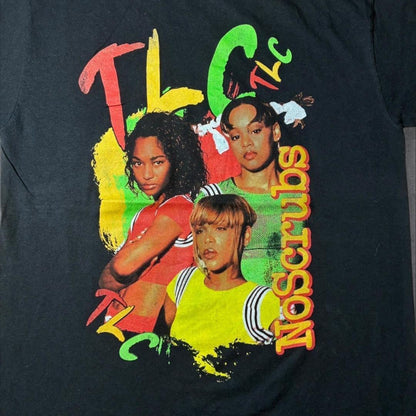 TLC ラップT バンT Tシャツ R&B バンドTシャツ 黒 M ba-u-2505-010