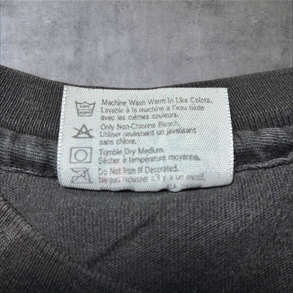 80s national wildlife federation カエル アニマルT Hane USA製 ブラック L a-u-2505-077