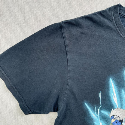 超 最高デザイン ナルト 疾風伝 カカシ 雷切 千鳥 Tシャツ S ch-u-2505-007