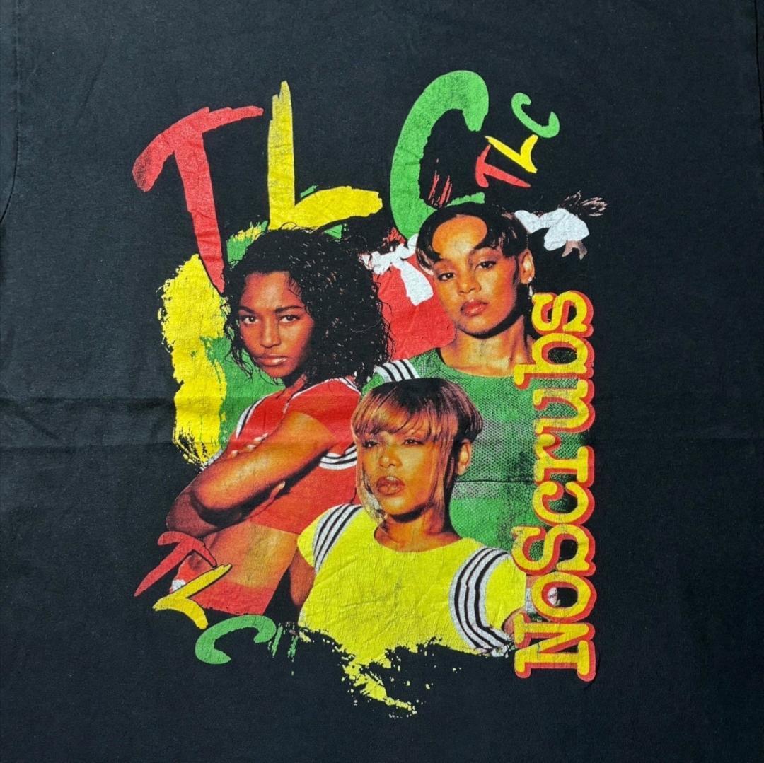 TLC ラップT バンT Tシャツ R&B 黒 ba-u-2505-011